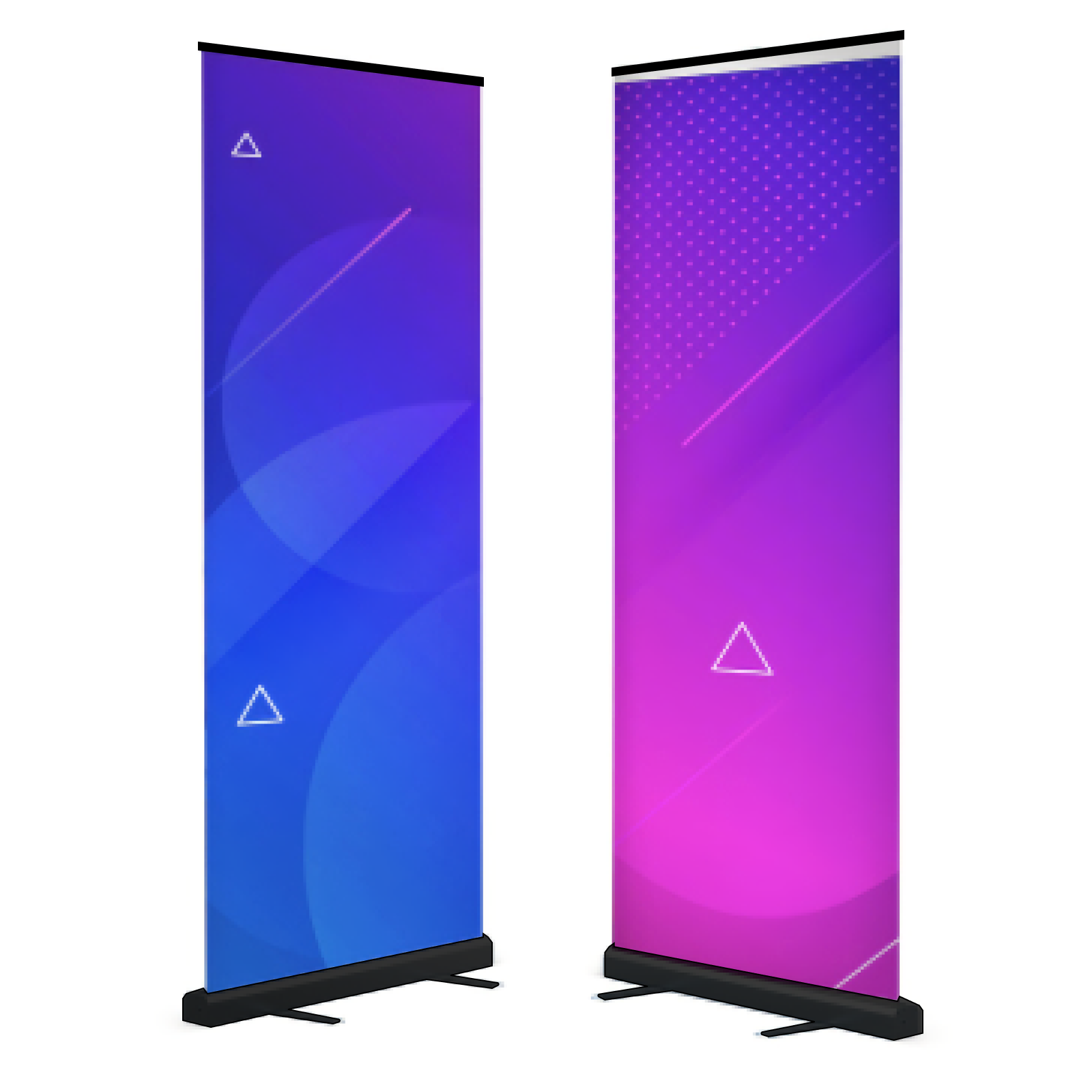 13oz Matte Vinyl Pull Up Banner – Black Base